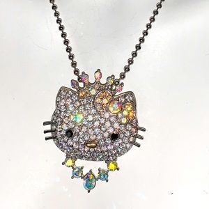 Pave Tiara Hello Kitty Face